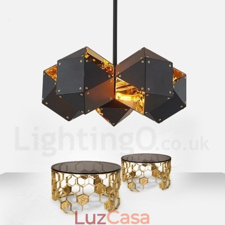 Luminária pendente moderna contemporânea de 5 luzes Luminária pendente moderna contemporânea de 5 luzes