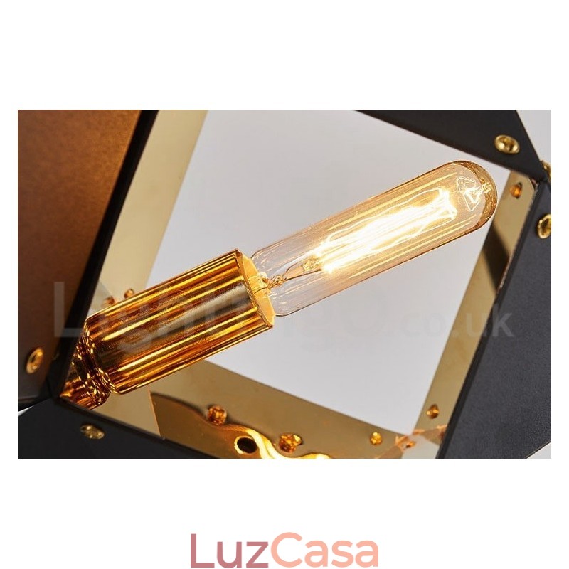 Luminária pendente moderna contemporânea de 5 luzes