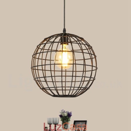 Luminária pendente vintage country globe Luminária pendente vintage country globe