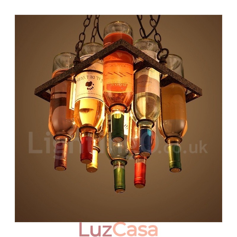 Luminária pendente de metal clássica tradicional