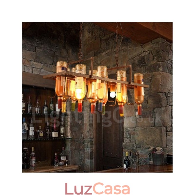 Luminária pendente de metal clássica tradicional