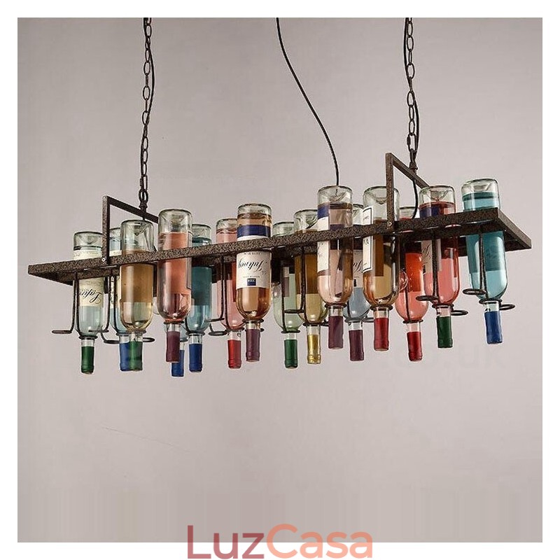 Luminária pendente de metal clássica tradicional