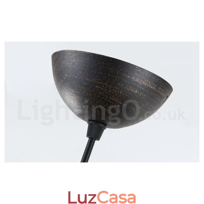 Retro Vintage 1 Luz Metal Pendente Luz