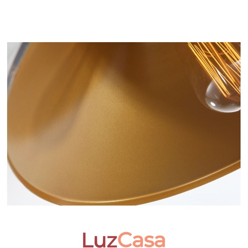 Retro Vintage 1 Luz Metal Pendente Luz