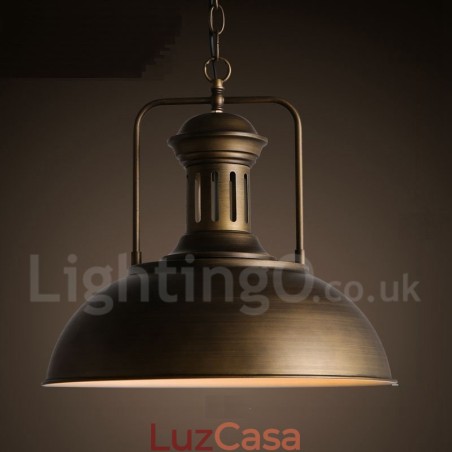 Retro Vintage Metal 1 Luz Pendente Luz