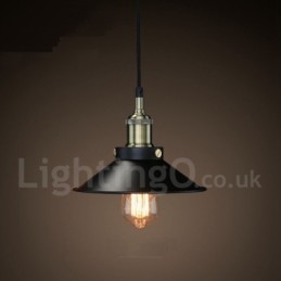Retro Vintage Metal 1 Luz Pendente Luz