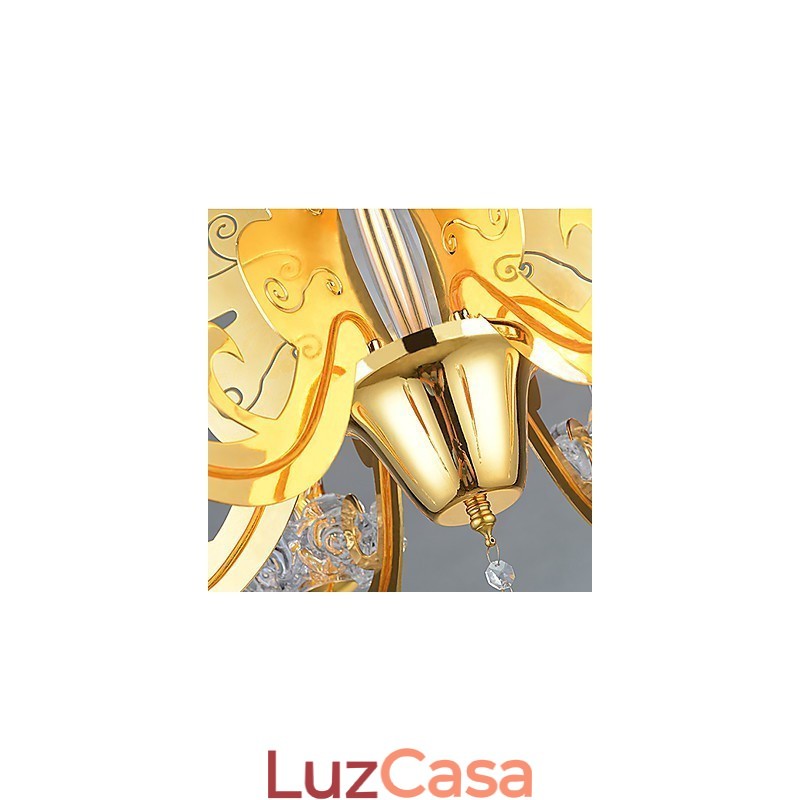 Lustre Moderno Contemporâneo Metal