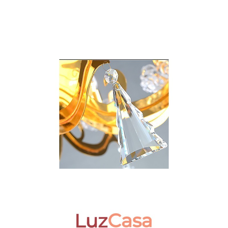 Lustre Moderno Contemporâneo Metal