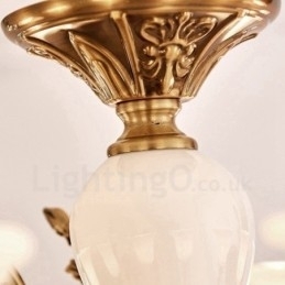 Lustre de luxo integrado clássico tradicional de metal com 15 luzes