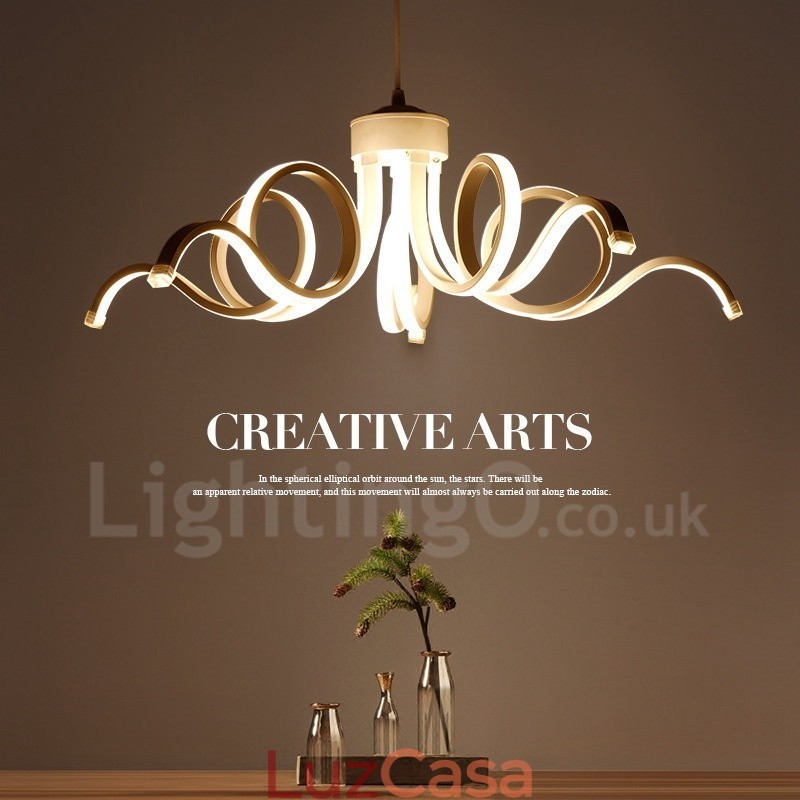 Lustre moderno contemporâneo integrado
