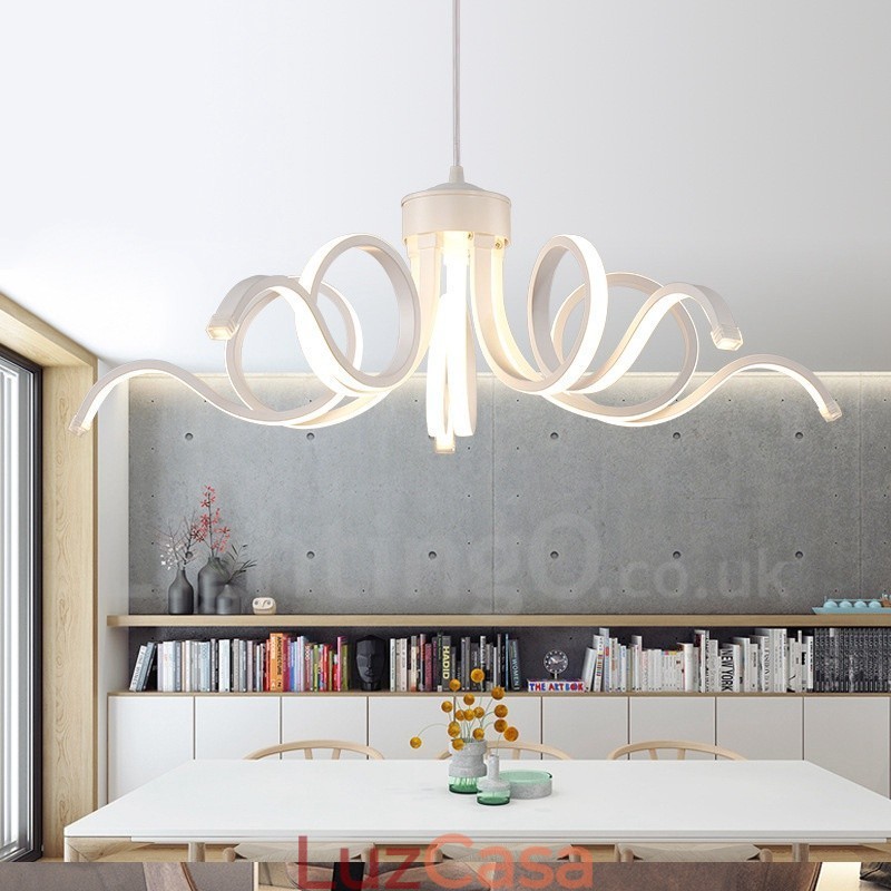 Lustre moderno contemporâneo integrado