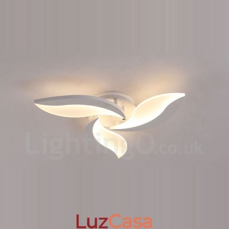 Lustre moderno contemporâneo integrado de 3 luzes Lustre moderno contemporâneo integrado de 3 luzes