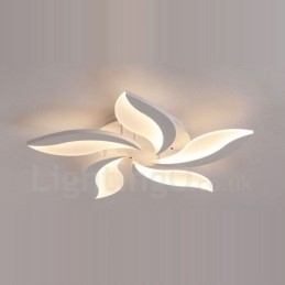 Lustre integrado moderno contemporâneo de 5 luzes