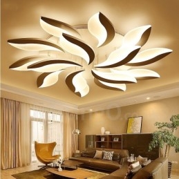 Lustre moderno contemporâneo integrado de 15 luzes de 128 W