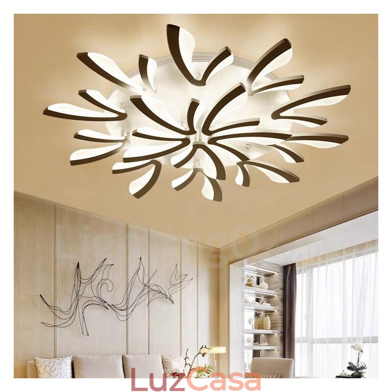 15 Luzes Modernas Contemporâneas Integradas 1Lustre