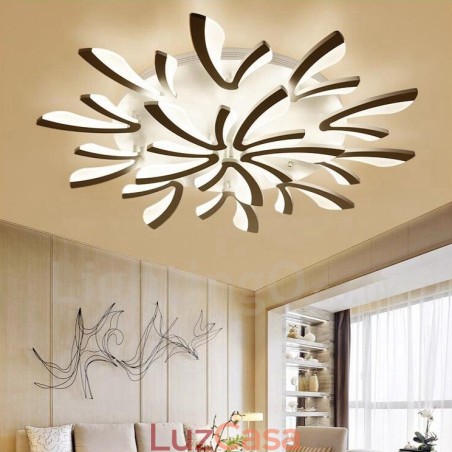 15 Luzes Modernas Contemporâneas Integradas 1Lustre 15 Luzes Modernas Contemporâneas Integradas 1Lustre