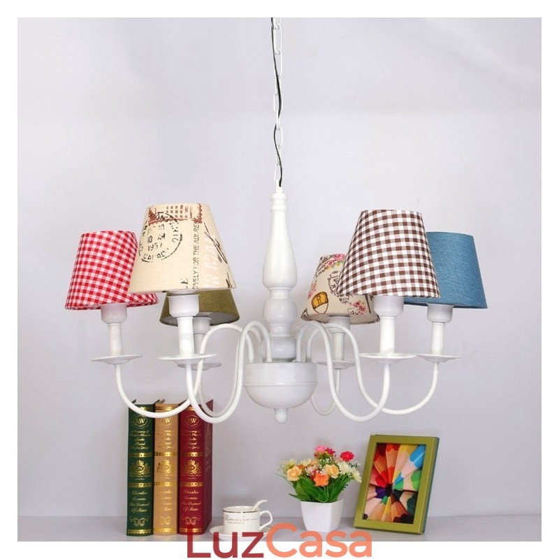 Lustre Integrado Clássico Tradicional de Metal