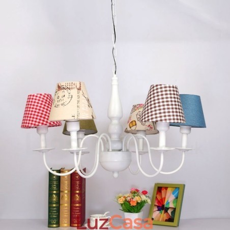 Lustre Integrado Clássico Tradicional de Metal