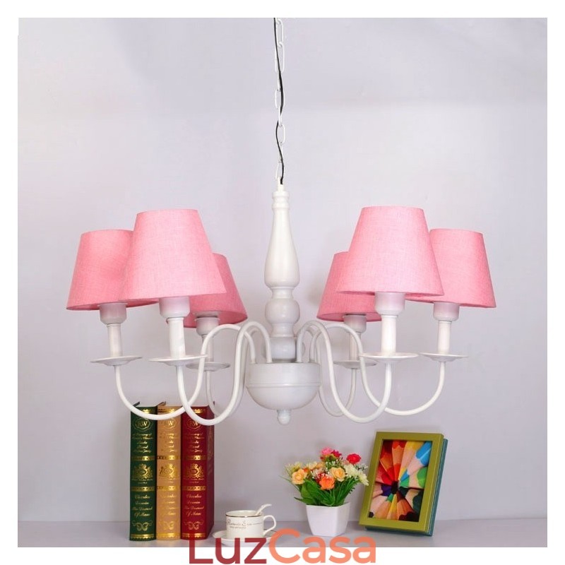 Lustre Integrado Clássico Tradicional de Metal