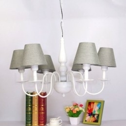 Lustre Integrado Clássico Tradicional de Metal