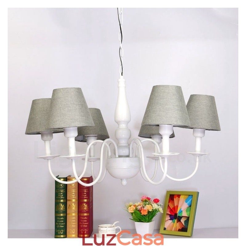 Lustre Integrado Clássico Tradicional de Metal