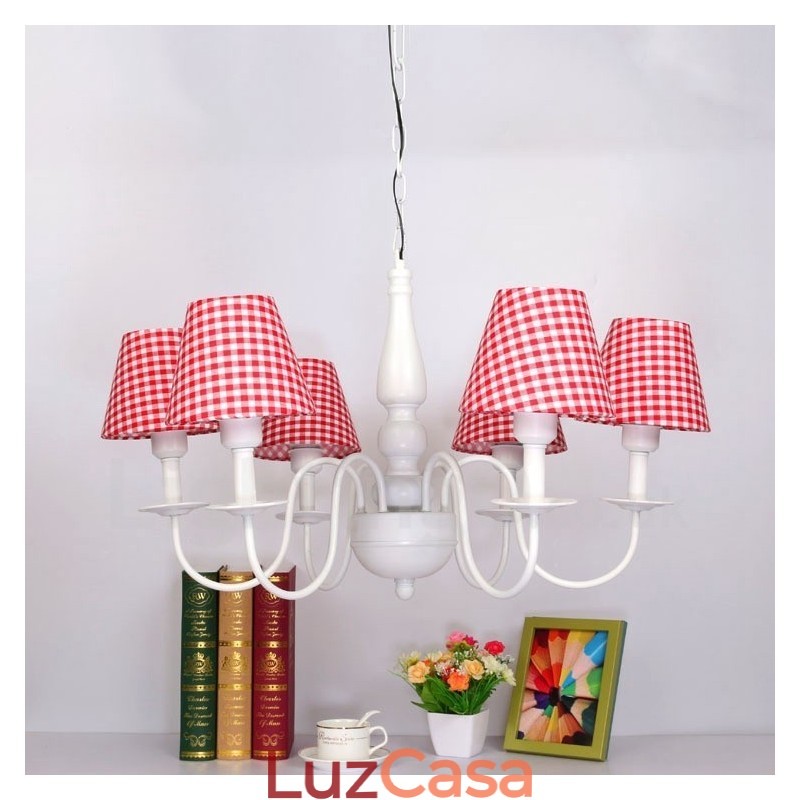 Lustre Integrado Clássico Tradicional de Metal