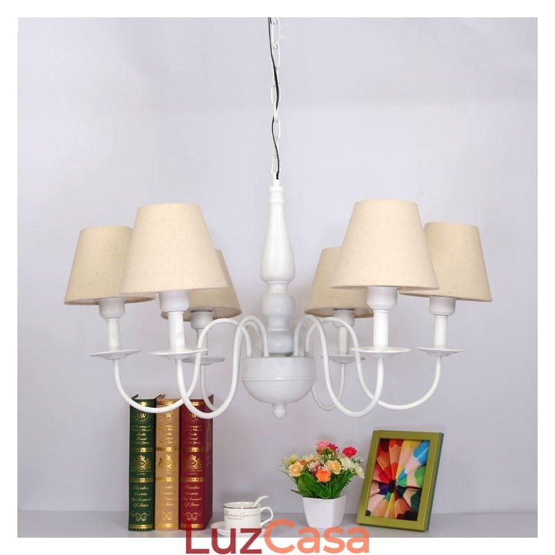 Lustre Integrado Clássico Tradicional de Metal