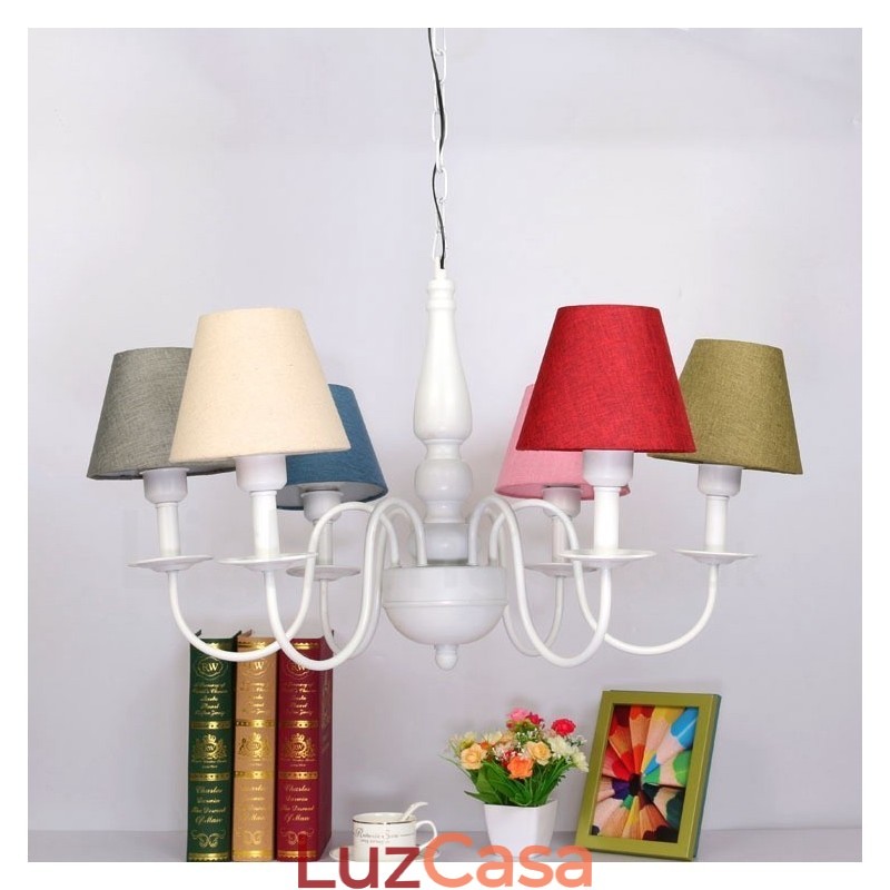 Lustre Integrado Clássico Tradicional de Metal