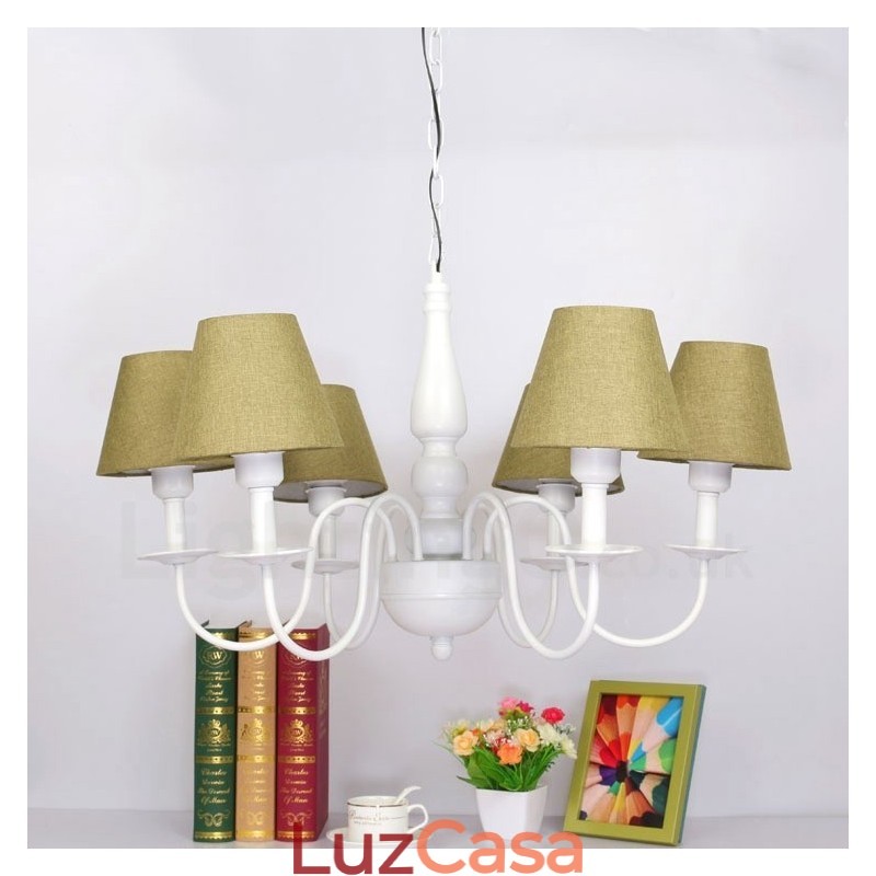 Lustre Integrado Clássico Tradicional de Metal