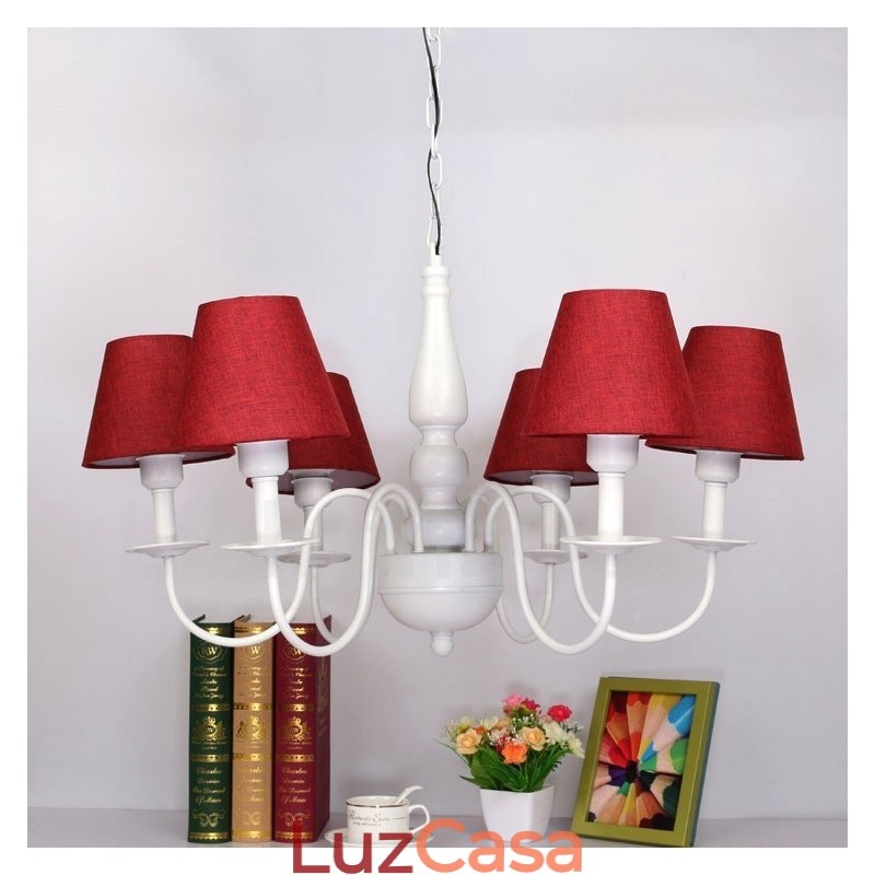 Lustre Integrado Clássico Tradicional de Metal