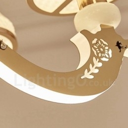 Lustre de metal integrado clássico tradicional de 15 luzes
