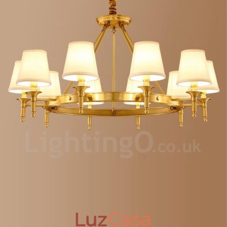 Lustre de metal integrado com 10 luzes Rustic Lodge Lustre de metal integrado com 10 luzes Rustic Lodge