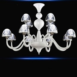 Pingente de cogumelo de cristal criativo minimalista moderno 8+4
