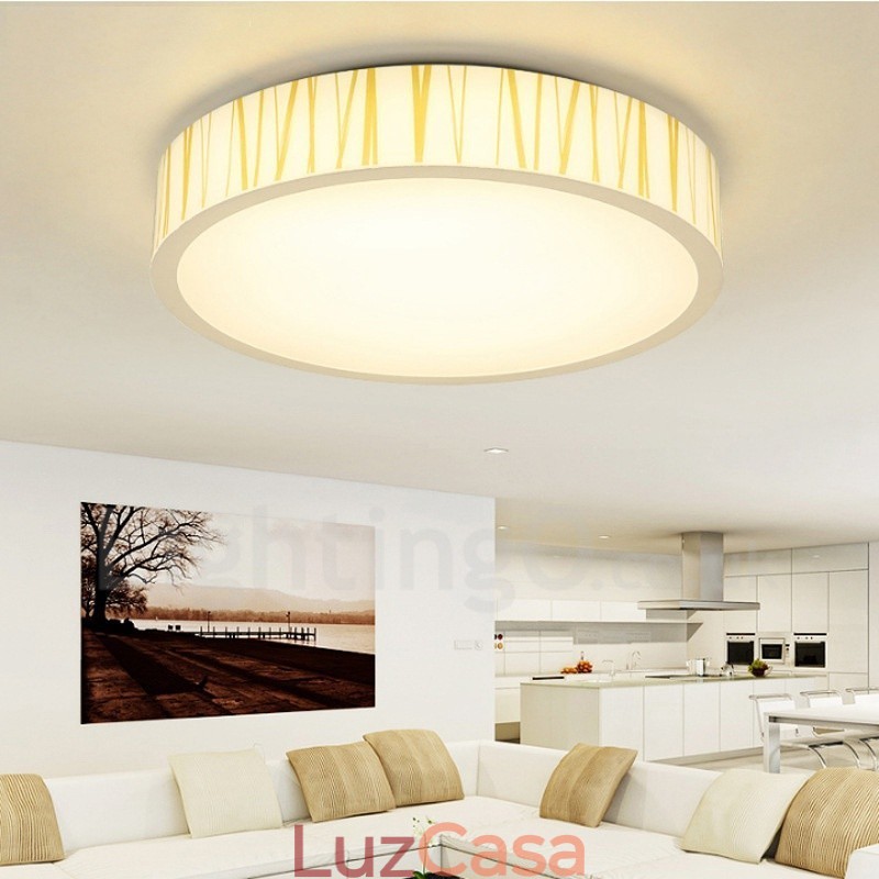 Luminária embutida de metal integrada contemporânea moderna