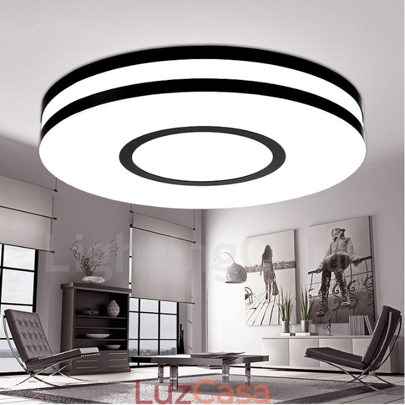 Luminária embutida de metal integrada contemporânea moderna