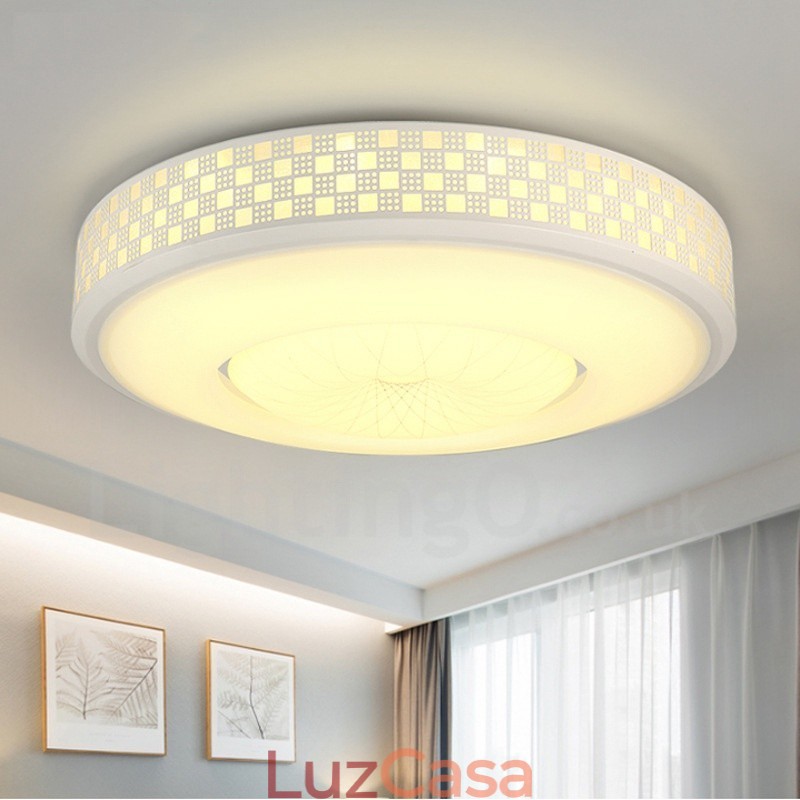 Luminária embutida de metal integrada contemporânea moderna