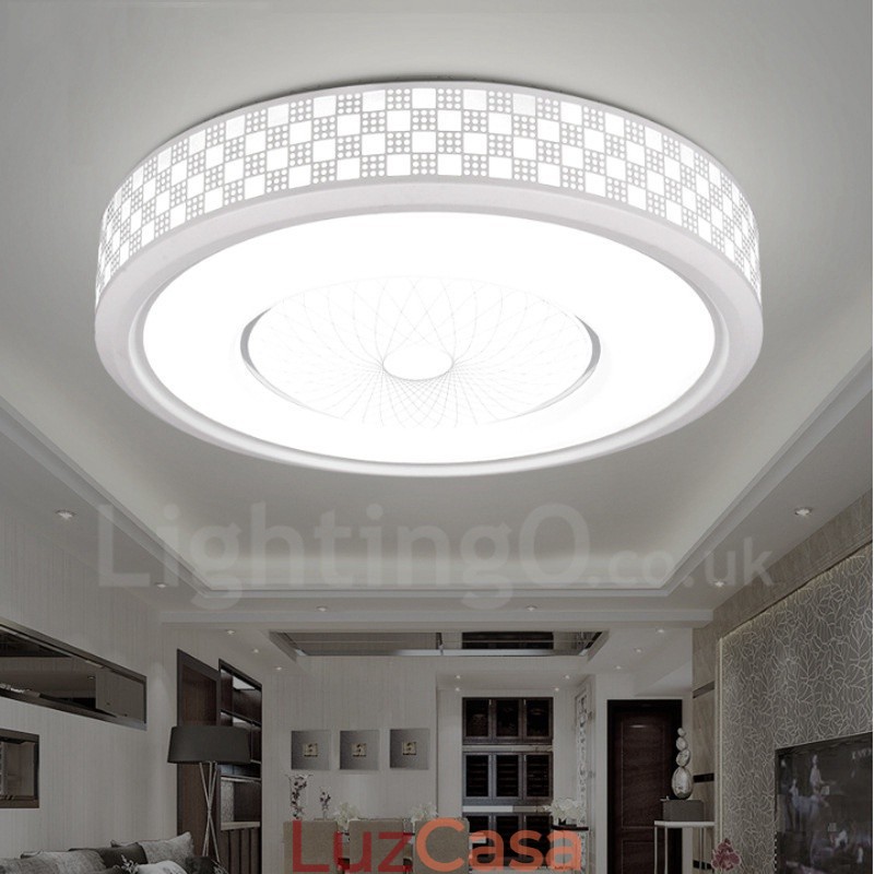 Luminária embutida de metal integrada contemporânea moderna