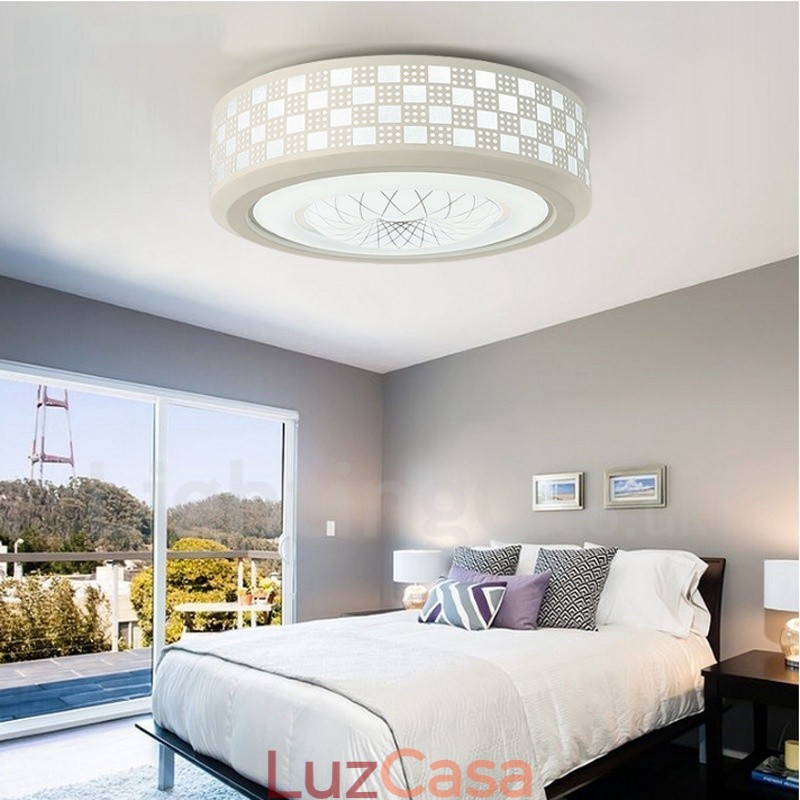 Luminária embutida de metal integrada contemporânea moderna