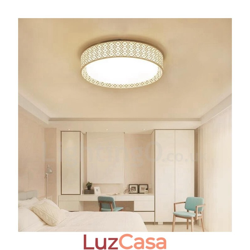 Luminária embutida de metal integrada contemporânea moderna