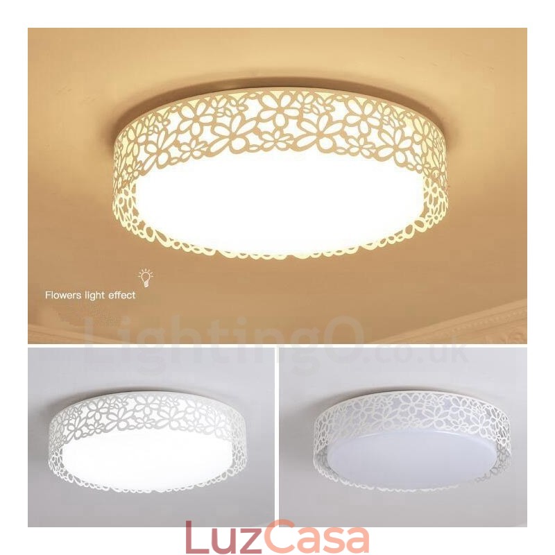 Luminária embutida de metal integrada contemporânea moderna