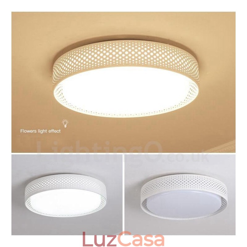Luminária embutida de metal integrada contemporânea moderna