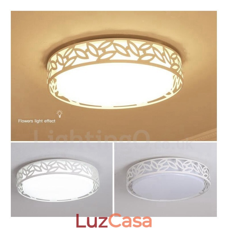 Luminária embutida de metal integrada contemporânea moderna