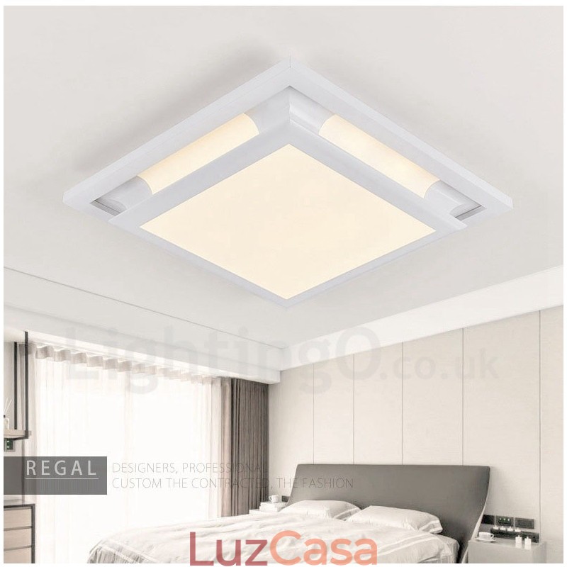 Luminária embutida de metal integrada contemporânea moderna