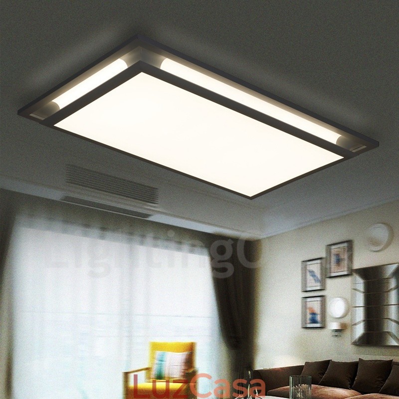 Luminária embutida de metal integrada contemporânea moderna