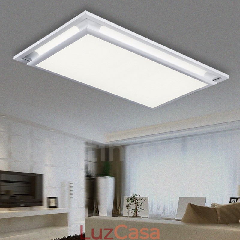 Luminária embutida de metal integrada contemporânea moderna