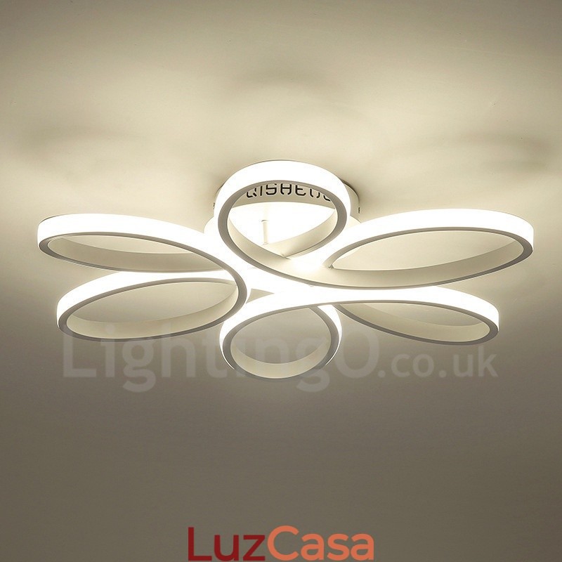 Luminária embutida integrada moderna e contemporânea