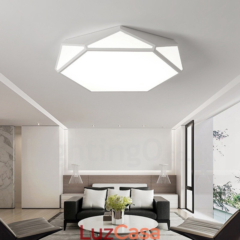 Luminária embutida de metal integrada contemporânea moderna