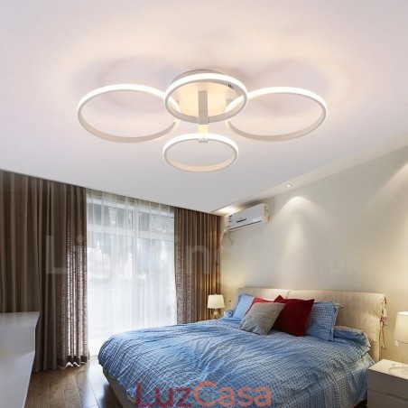 4 Luzes Modernas Contemporâneas Integradas de Metal Encastrado 4 Luzes Modernas Contemporâneas Integradas de Metal Encastrado