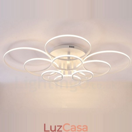 10 Luzes Modernas Contemporâneas Integradas de Metal Encastrado 10 Luzes Modernas Contemporâneas Integradas de Metal Encastrado