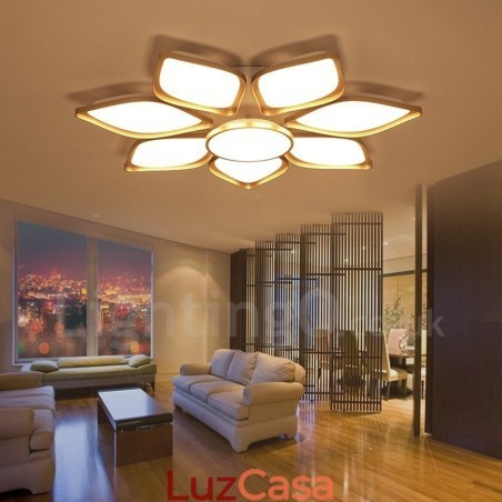 Luminária embutida de metal integrada contemporânea moderna com 8 luzes Luminária embutida de metal integrada contemporânea moderna com 8 luzes